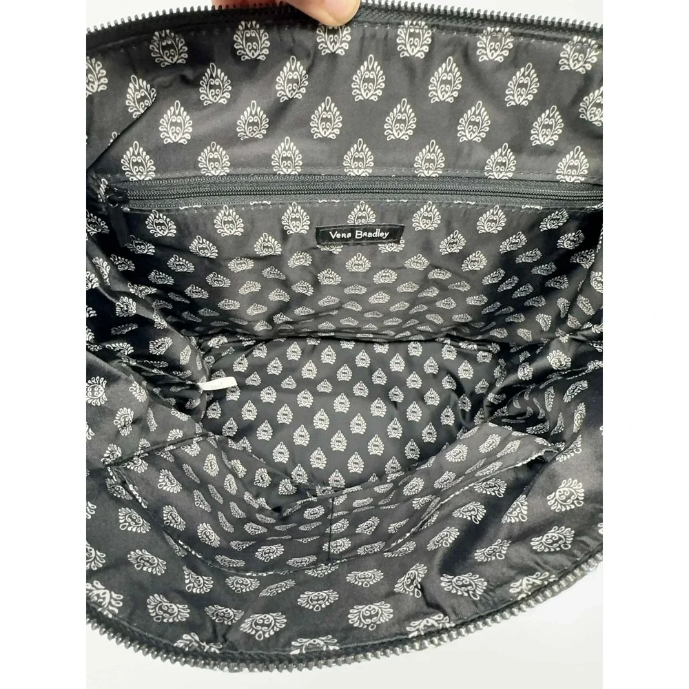 NEW VERA BRADLEY Change It Up Backpack Snow Lotus 22519-I66‎ Black White Blue